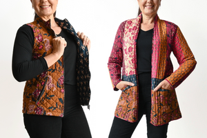 Reversible Quilted Coats + Vests 