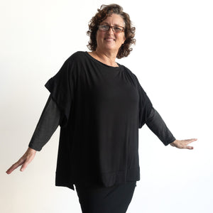 Bamboo Boxy Top by KOBOMO