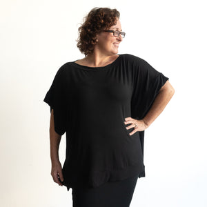Bamboo Boxy Top by KOBOMO