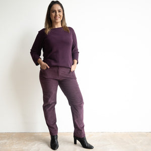 Cotton Corduroy Stretch Jeans by Orientique Australia - 2682