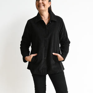 Cotton Corduroy Shirt Jacket by Orientique Australia - 23017