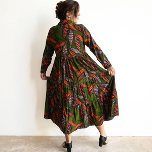 Cotton Corduroy Midi Dress by Orientique Australia - Reckless - 31026