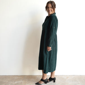 Cotton Corduroy Shirt Dress by Orientique Australia - 20070