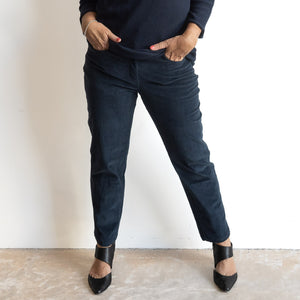 Cotton Corduroy Stretch Jeans by Orientique Australia - 2682