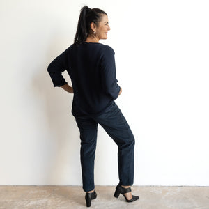 Cotton Corduroy Stretch Jeans by Orientique Australia - 2682