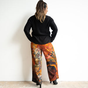 Cotton Corduroy Wide Leg Pant by Orientique Australia - Taj - 76061