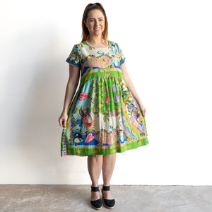 Flow Smock Dress by Orientique Australia - Sante Fe - 40166