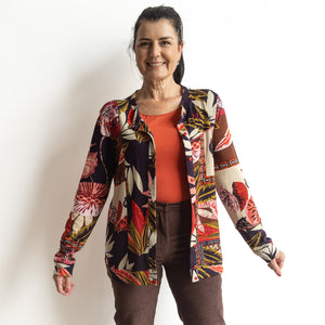 Jersey Cardigan by Orientique Australia - Chandalier - 62709