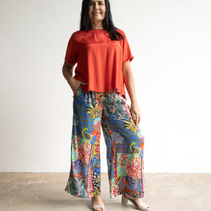 Resort Lounge Pant by Escape - Maeli Orange - 76053