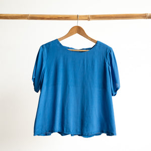 Shantung Short Sleeve Blouse by Escape - 32381