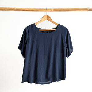 Shantung Short Sleeve Blouse by Escape - 32381