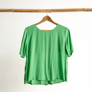 Shantung Short Sleeve Blouse by Escape - 32381