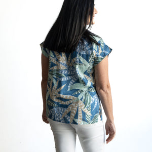 Soft Fold Neckline Top by Orientique Australia - Fitzroy - 22983