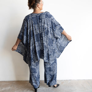 Zen Kimono Wrap - Geometric