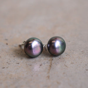 Baroque Pearl Silver Stud EarringsKOBOMO Women's Jewelry + Accessories