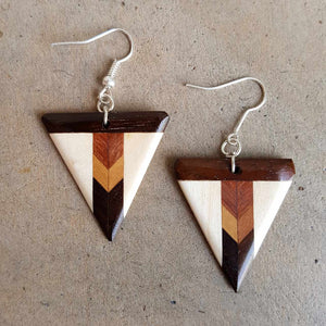 Buffalo Horn + Wood EarringsKOBOMO Women's Jewelry + Accessories