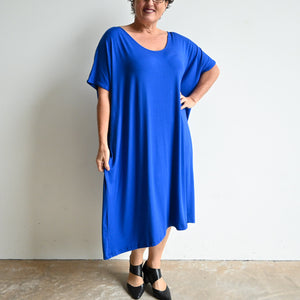 Find Your Flow Drape Dress by KOBOMO Bamboo -  KOBOMO