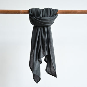 Ribbed Knit Winter Scarf Wrap -  KOBOMO