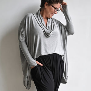 The Glider Poncho Tee in BambooKOBOMO Women's Tops and Blouses
