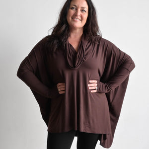 The Glider Poncho Tee in BambooKOBOMO Women's Tops and Blouses