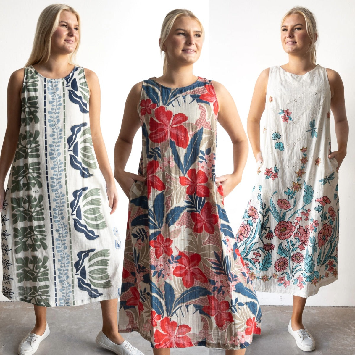 Midi Shift Dresses