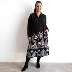A-line Shirt Dress by Orientique Australia - Indus - 40245