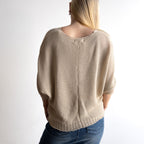 Airy Knit Batwing Top - 1405