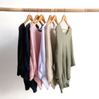 Airy Knit Batwing Top - 1405