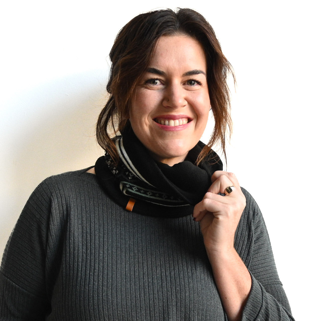 Alpine Knit + Minky Neck Warmer Snood by XTM Australia