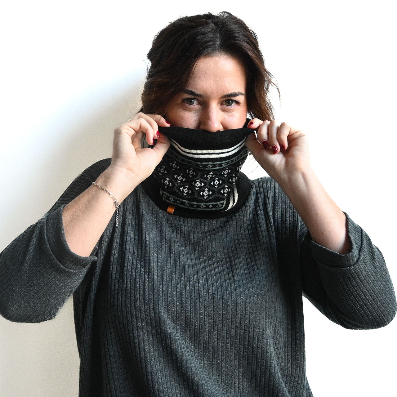 Alpine Knit + Minky Neck Warmer Snood by XTM Australia