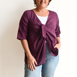 Any-Which-Way Cotton Cardigan Top