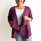Any-Which-Way Cotton Cardigan Top