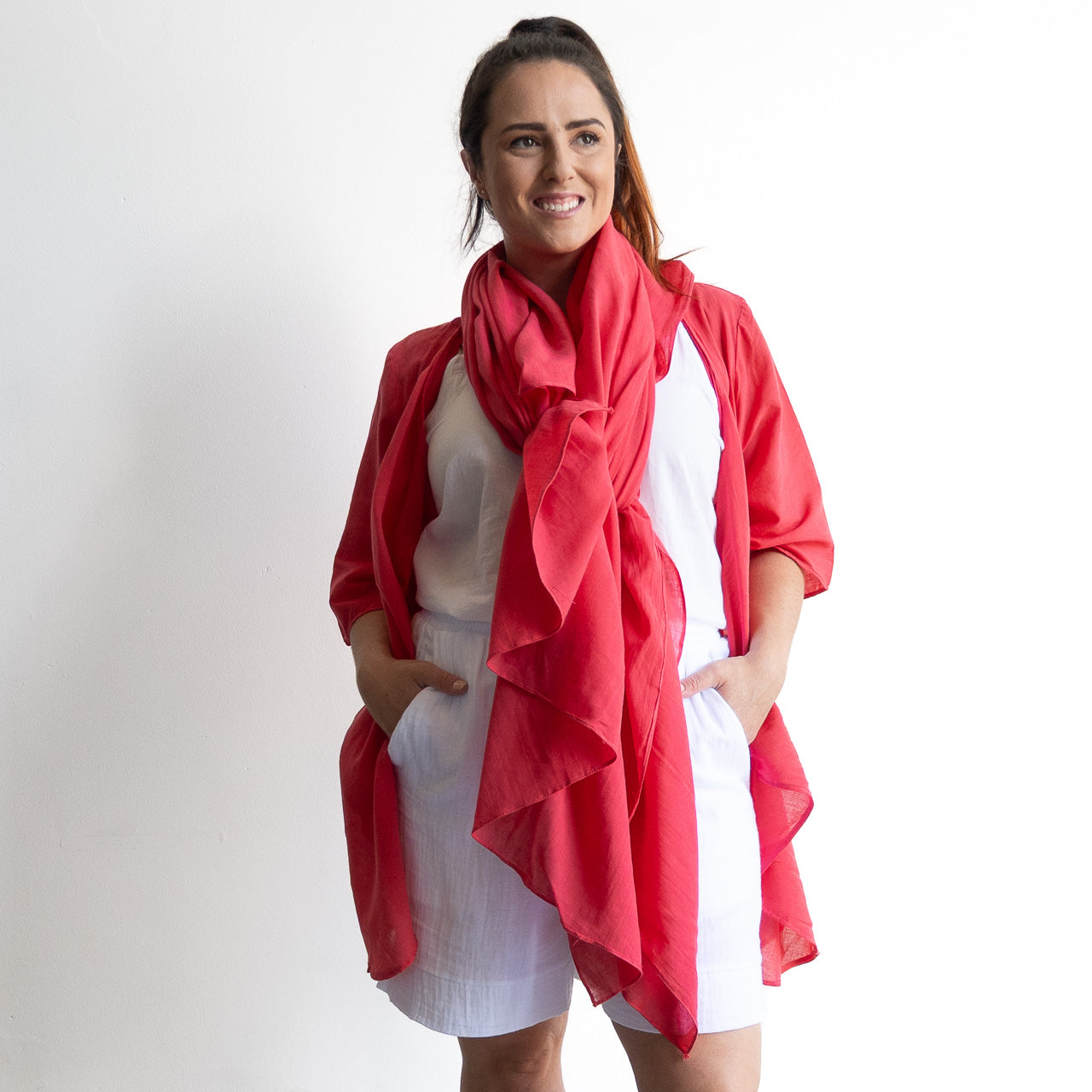 Soft As A Cloud Cotton Scarf Wrap