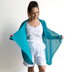 Any-Which-Way Cotton Cardigan Top