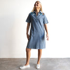 Applique Denim Dress - Nanjing - 61062