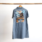 Applique Denim Dress - Nanjing - 61062