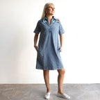 Applique Denim Dress - Nanjing - 61062