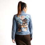 Applique Denim Jacket - Nanjing - 62838
