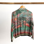 Atelier Crepe Bomber Jacket - Flamengo - 82005