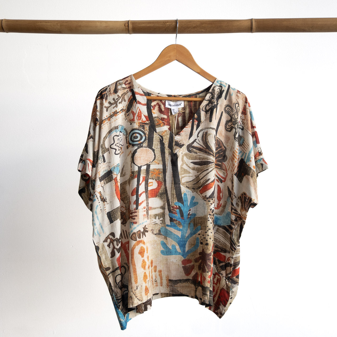 Atelier Kaftan Top - Abstract Art - 72582A