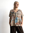 Atelier Kaftan Top - Abstract Art - 72582A