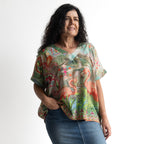 Atelier Kaftan Top - Flamengo - 72582F