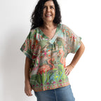 Atelier Kaftan Top - Flamengo - 72582F