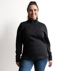 Australian Merino Aero Grid Fleece 1/4 Zip Top