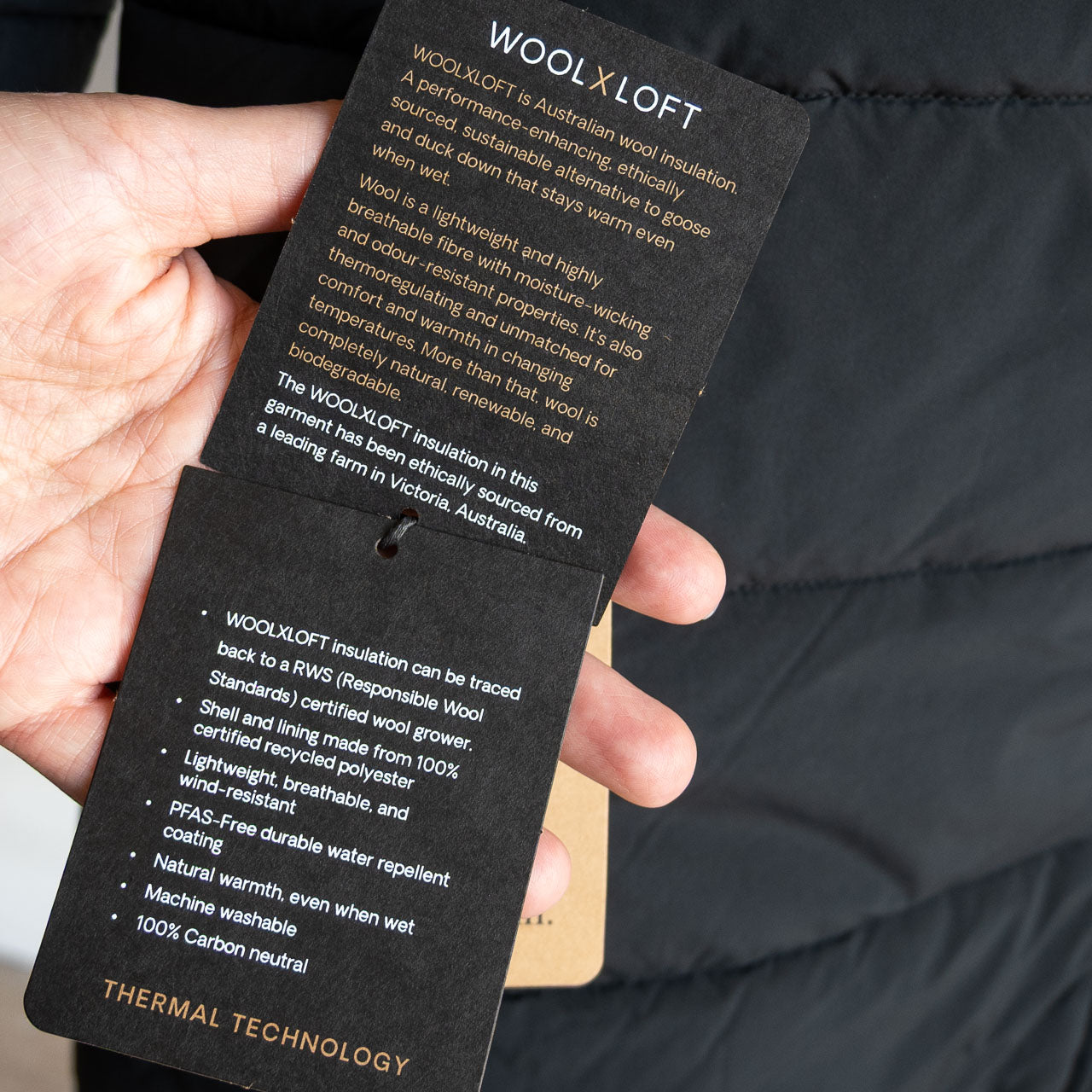 Australian Merino Wool Puffer Jacket