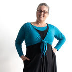 Ballet Wrap Top in Bamboo by KOBOMO