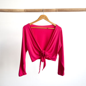 Ballet Wrap Top in Bamboo by KOBOMO