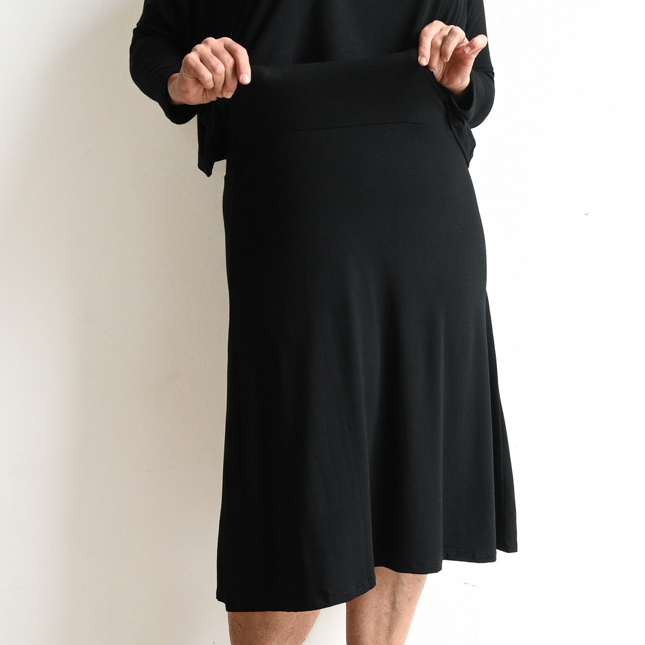 Bamboo A-Line Skirt by KOBOMO