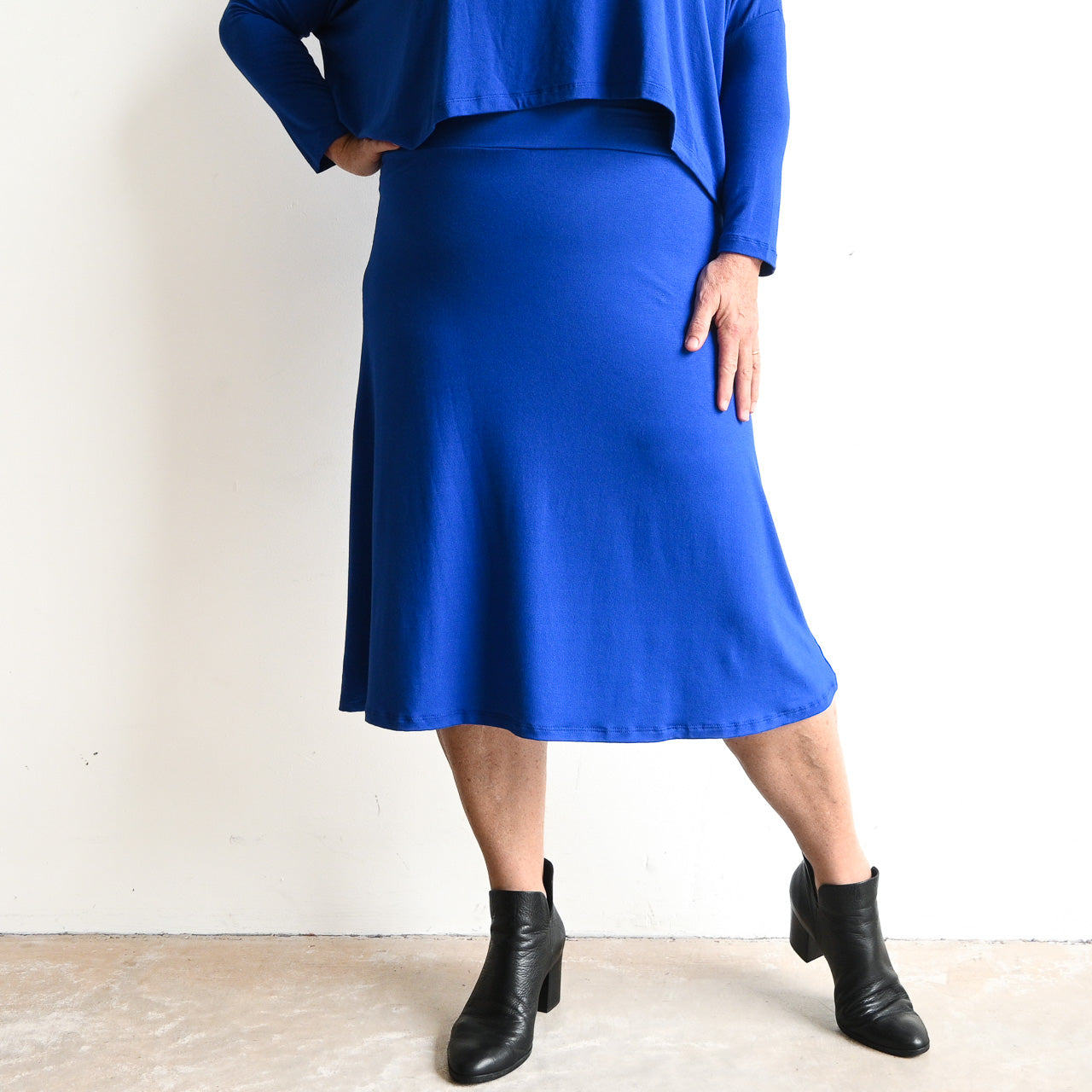 Bamboo A-Line Skirt by KOBOMO