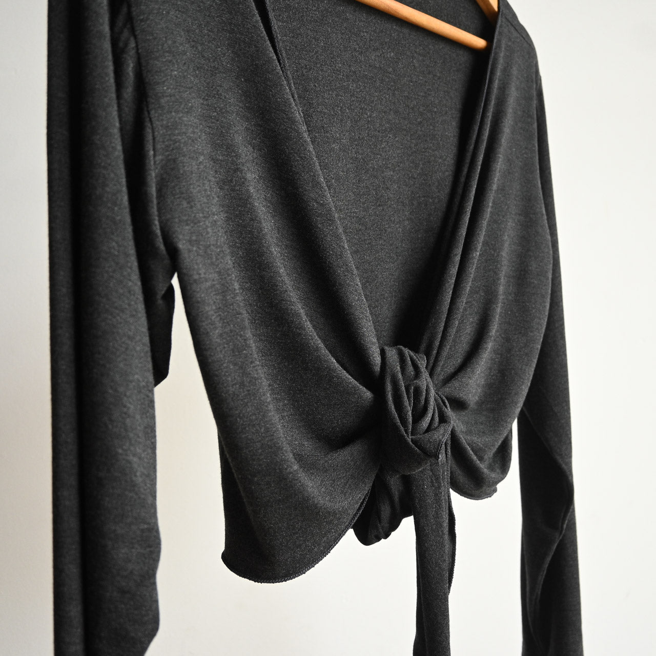 Ballet Wrap Top in Bamboo by KOBOMO
